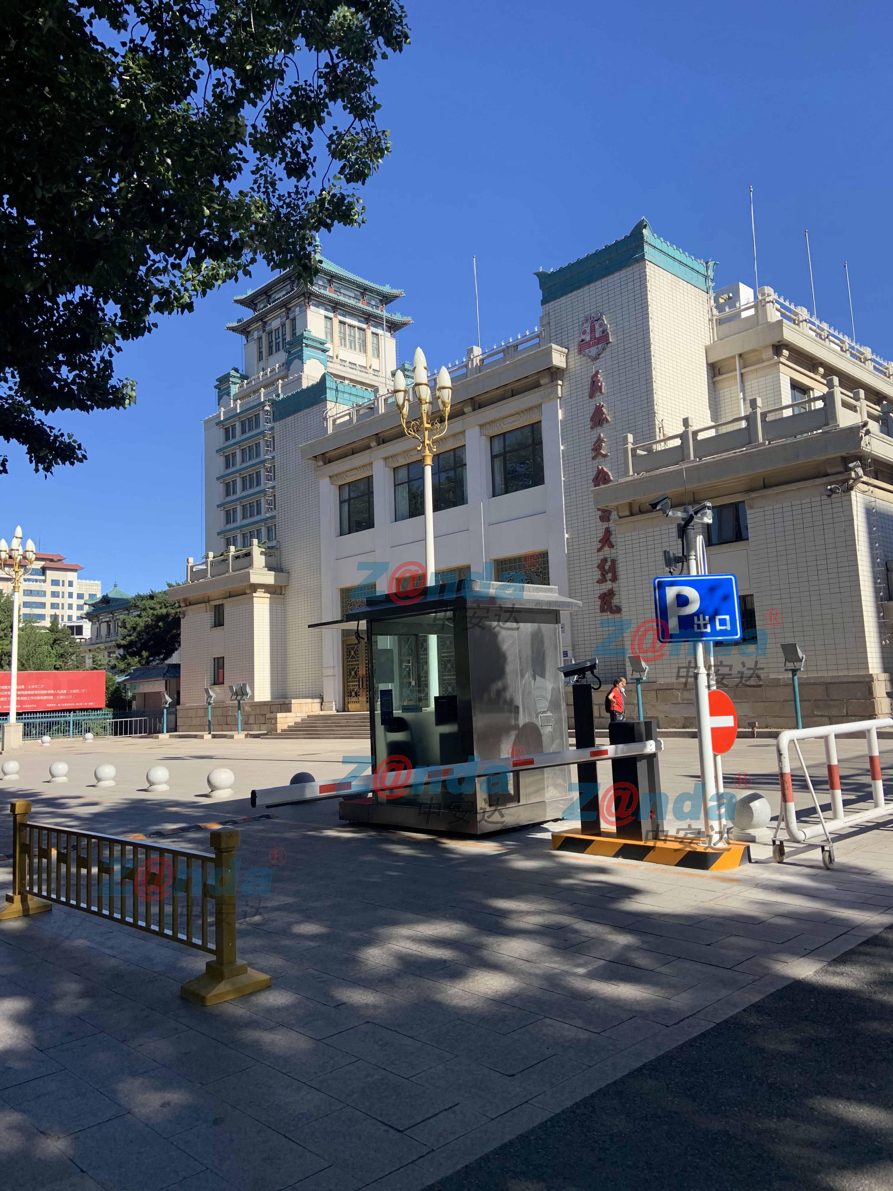 民族文化宮車牌識別管理系統